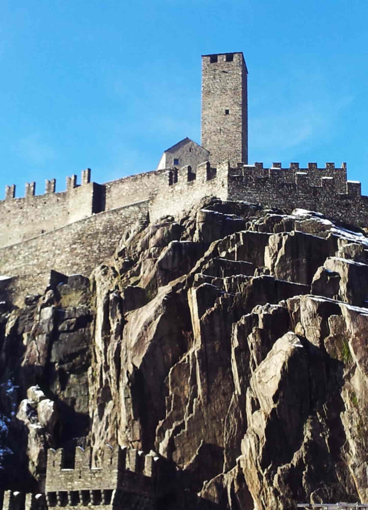 The medieval walls of Bellinzona are a Unesco site