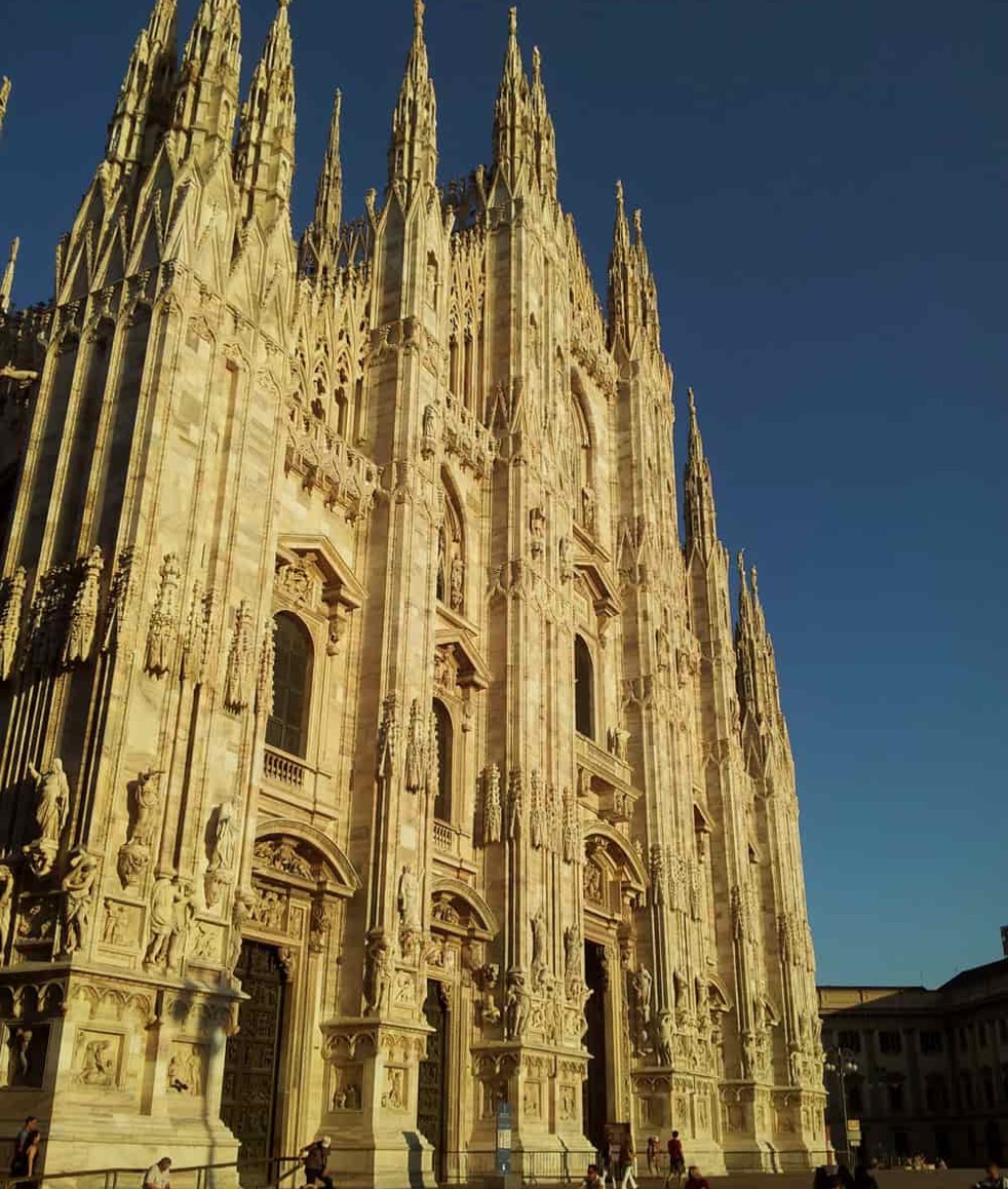 A view over the Duomo of Milan